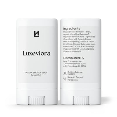 2 Pack Tallow Zinc Sun Stick
