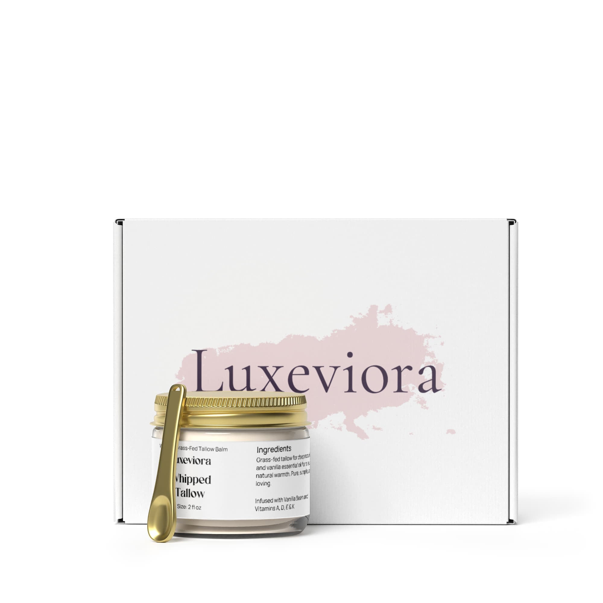 Whipped Grass-Fed Tallow Balm with Vanilla Bean