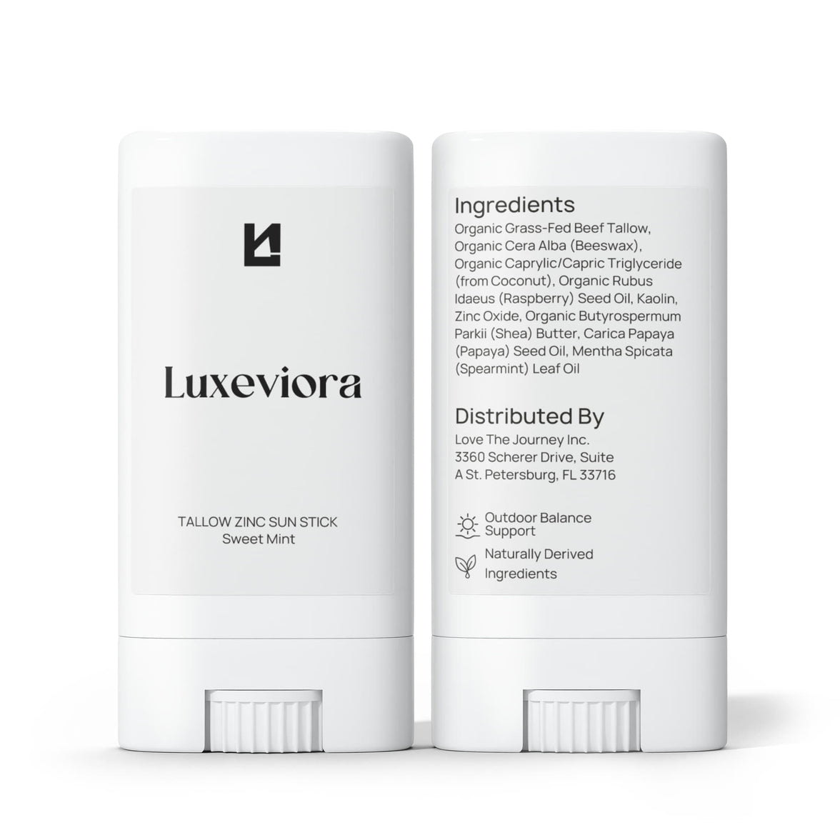 2 Pack Tallow Zinc Sun Stick